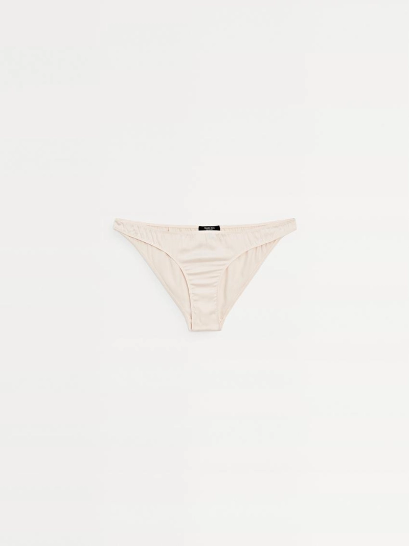 Трусики из шелкового микса с атласным блеском