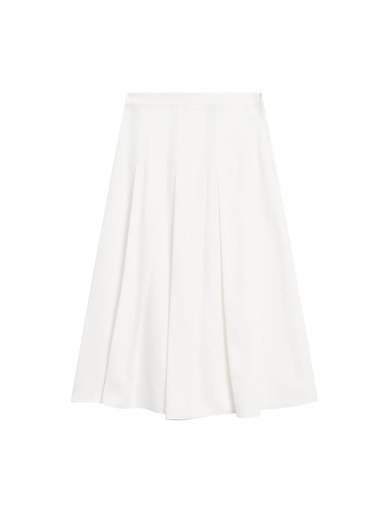 Юбка миди с объемными складками