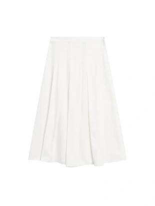 Юбка миди с объемными складками- Заказать в России