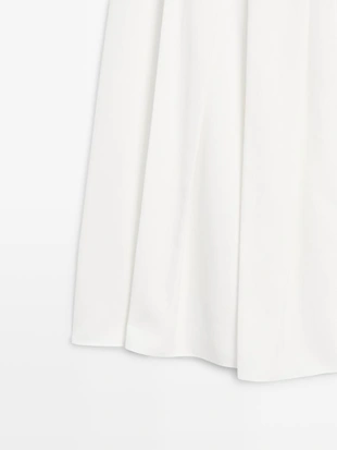 Юбка миди с объемными складками- Заказать в России