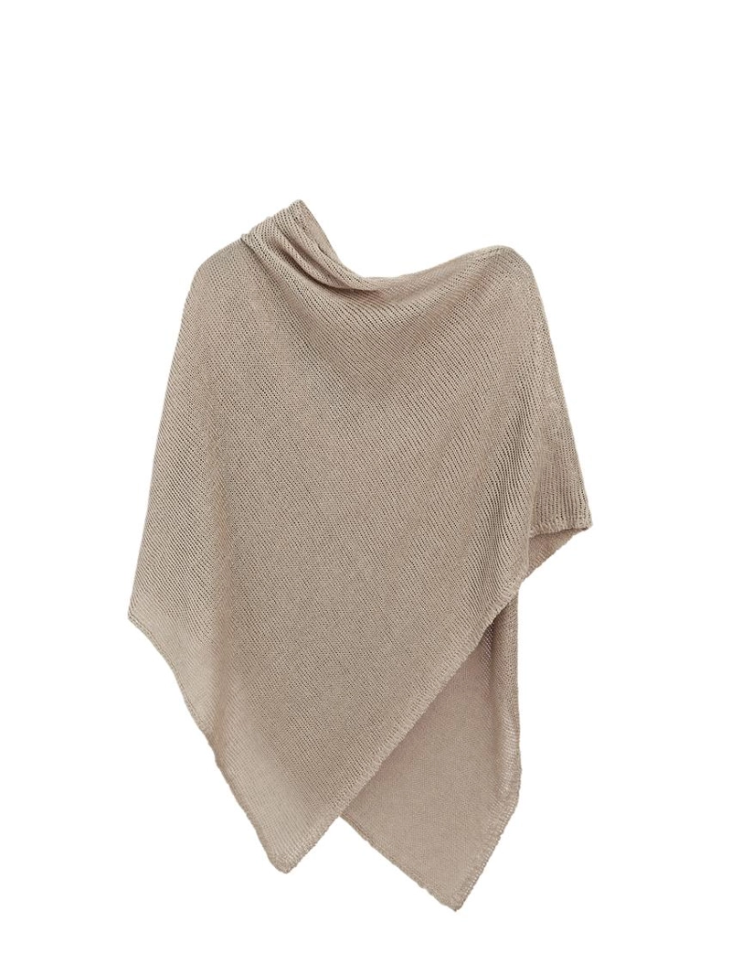 Полупальто из льняной смесовой ткани