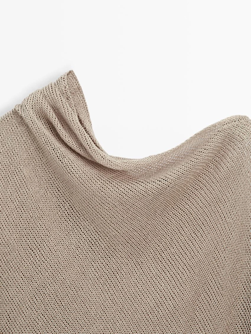 Полупальто из льняной смесовой ткани