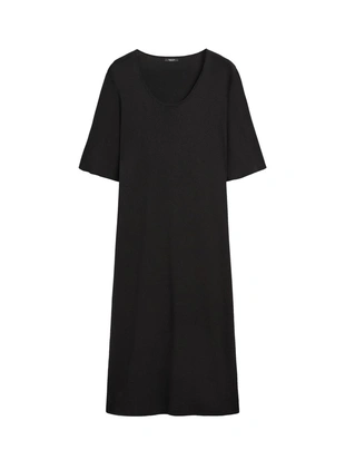 Платье миди с деталями на рукавах- Заказать в России