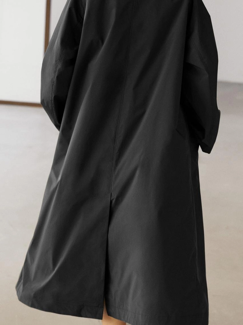 Технический двубортный тренчкот