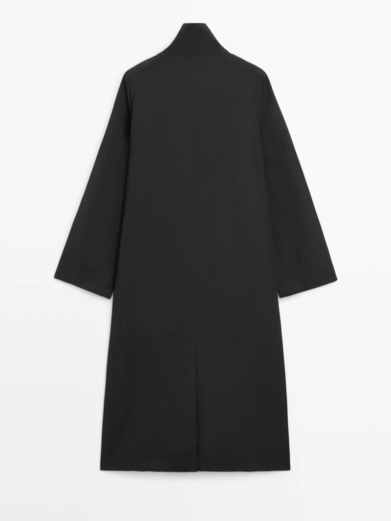 Технический двубортный тренчкот