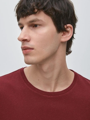 Футболка из льняной смеси на короткий рукав- Заказать в России