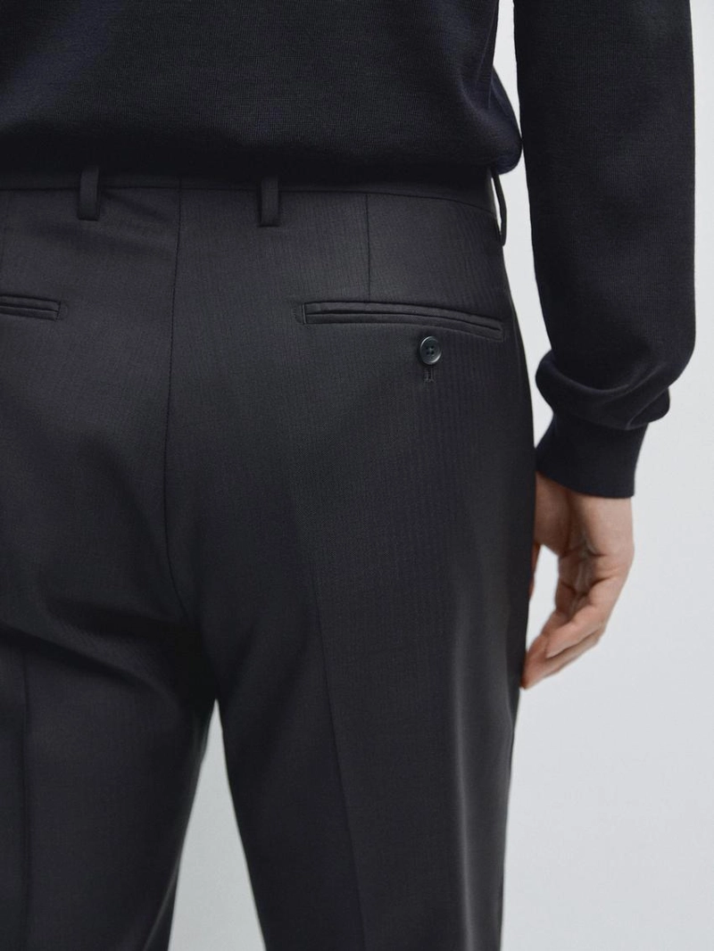 Брюки для костюма из шерсти
