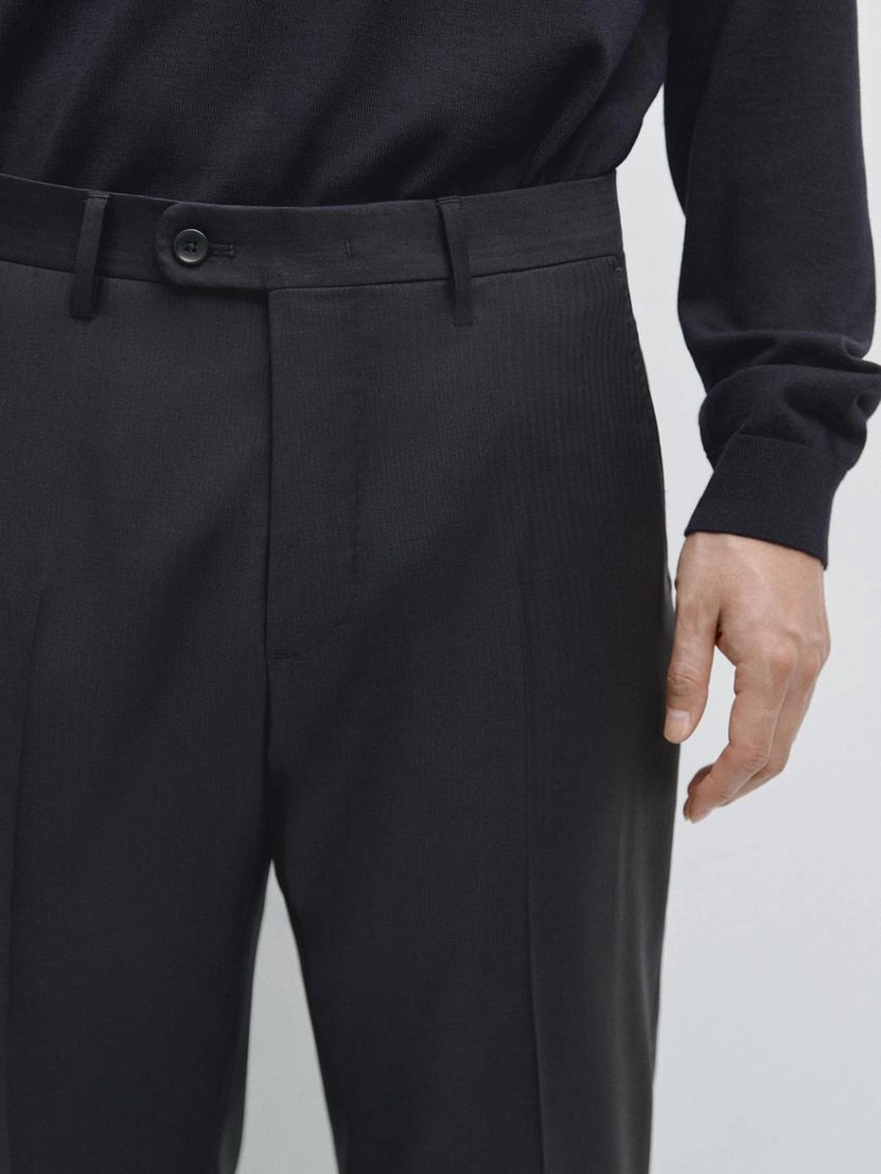 Брюки для костюма из шерсти