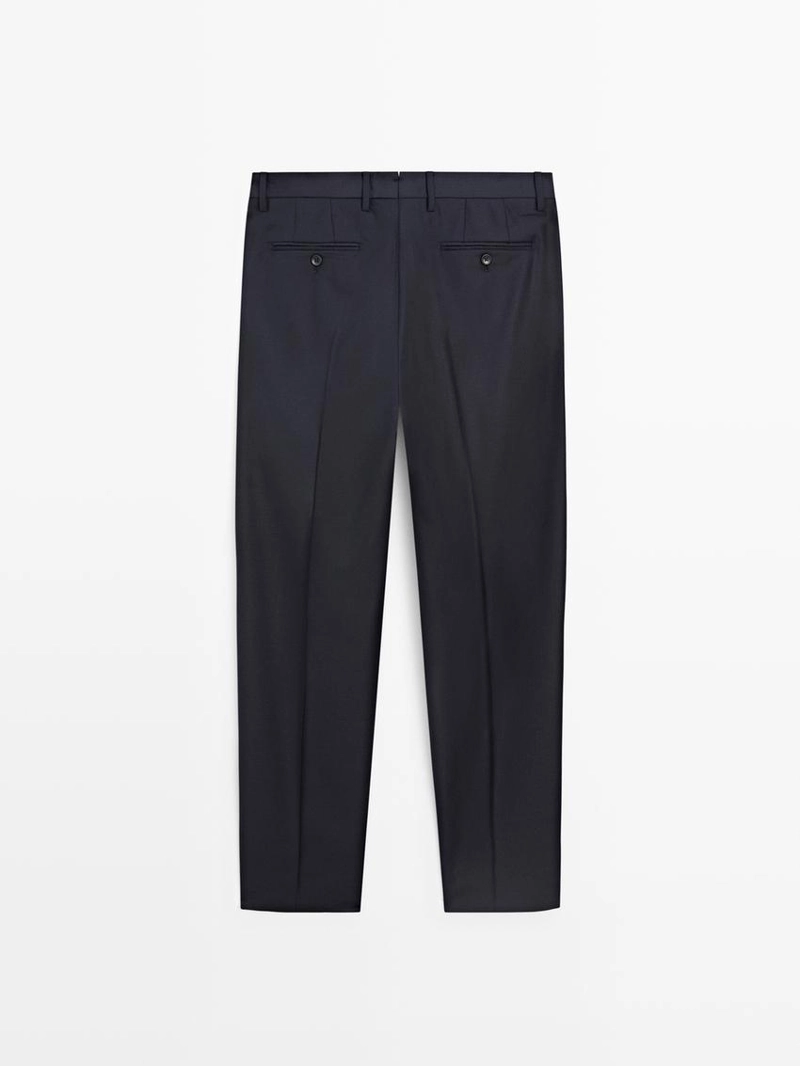 Брюки для костюма из шерсти