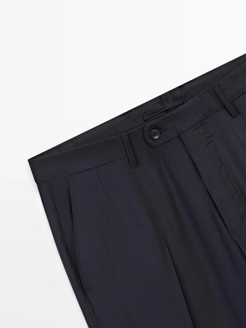 Брюки для костюма из шерсти