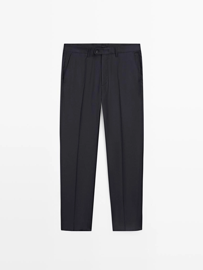 Брюки для костюма из шерсти