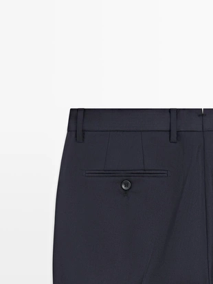 Брюки для костюма из шерсти- Заказать в России