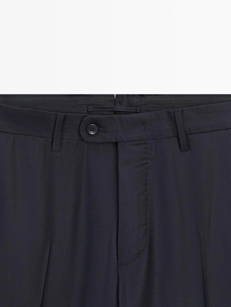 Брюки для костюма из шерсти