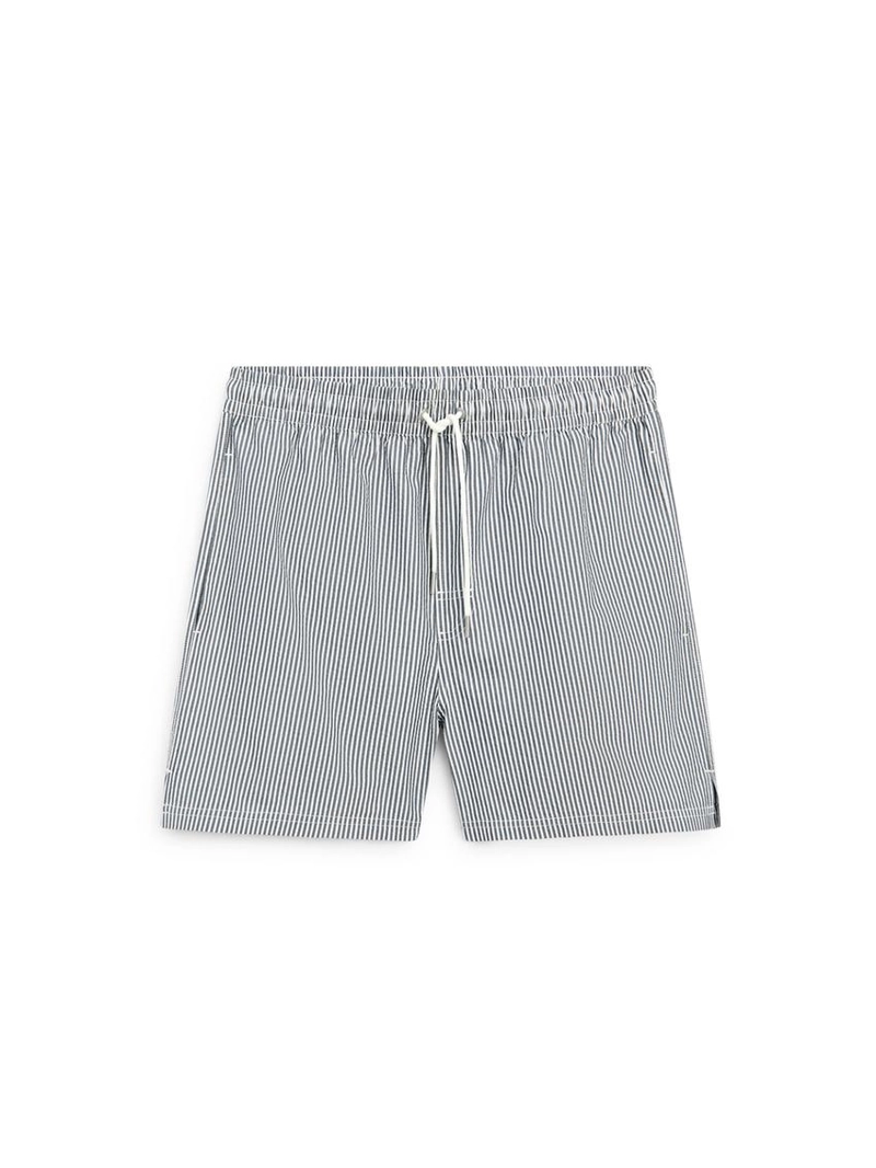 Плавки с полосатыми деталями