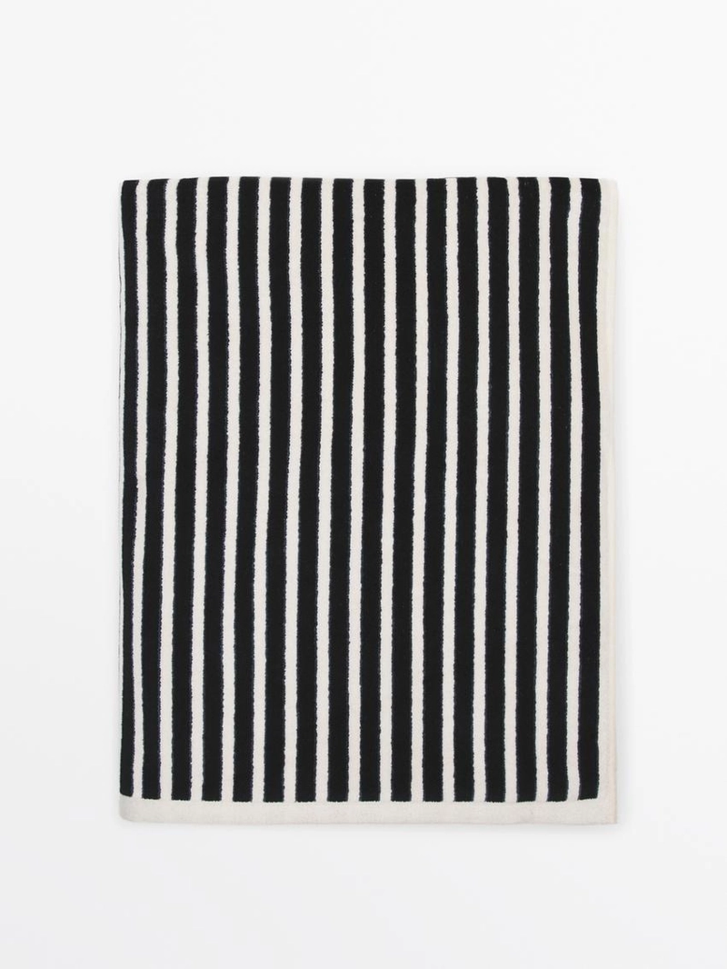 Полотенце из хлопка в полоску