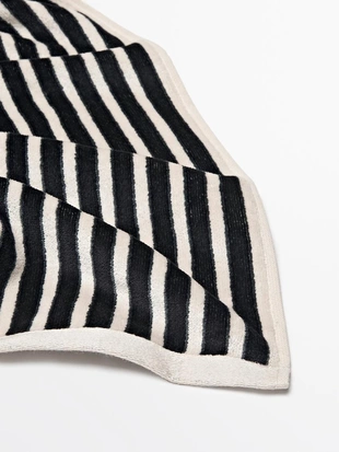 Полотенце из хлопка в полоску- Заказать в России