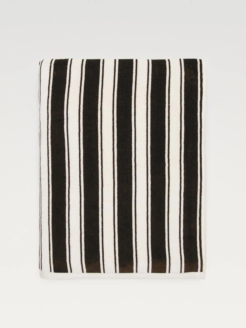 Полотенце из хлопка в полоску