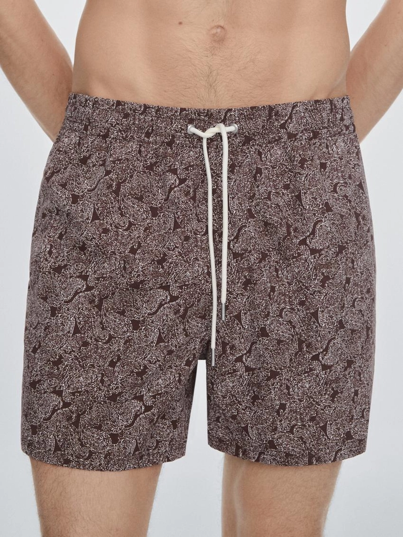 Плавки с разноцветным орнаментом paisley