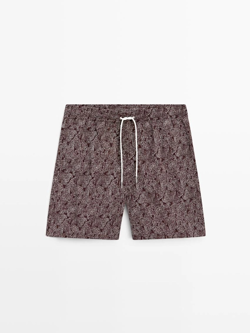 Плавки с разноцветным орнаментом paisley