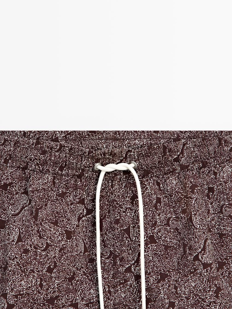 Плавки с разноцветным орнаментом paisley