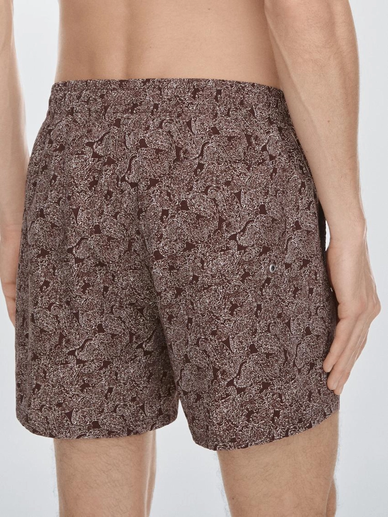 Плавки с разноцветным орнаментом paisley