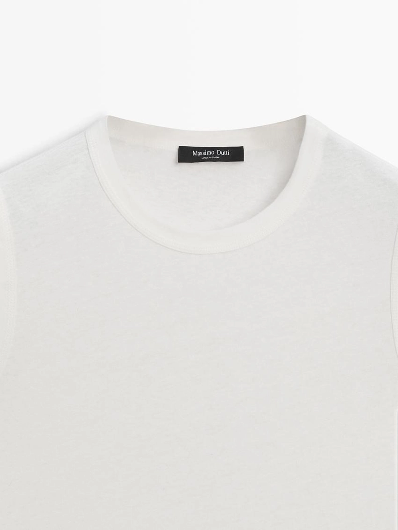 Рукаво́й льня́ной футбо́лка без руко́в