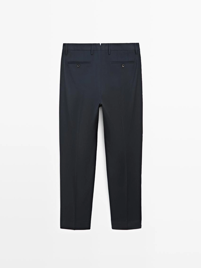 Брюки-костюм из шерсти