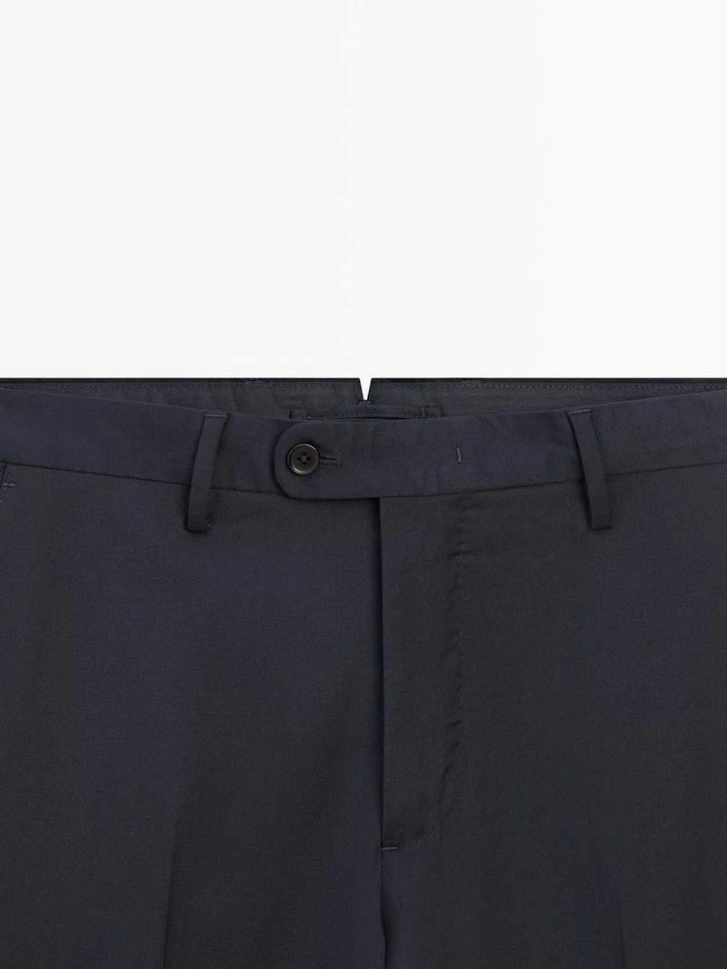 Брюки-костюм из шерсти