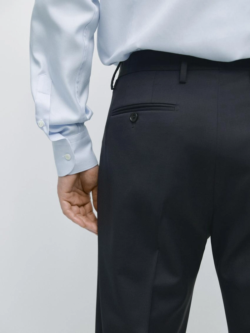 Брюки-костюм из шерсти