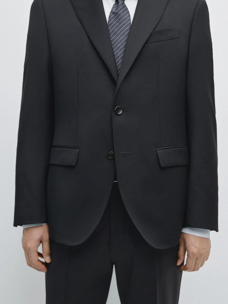 Шерстяной пиджак для костюма