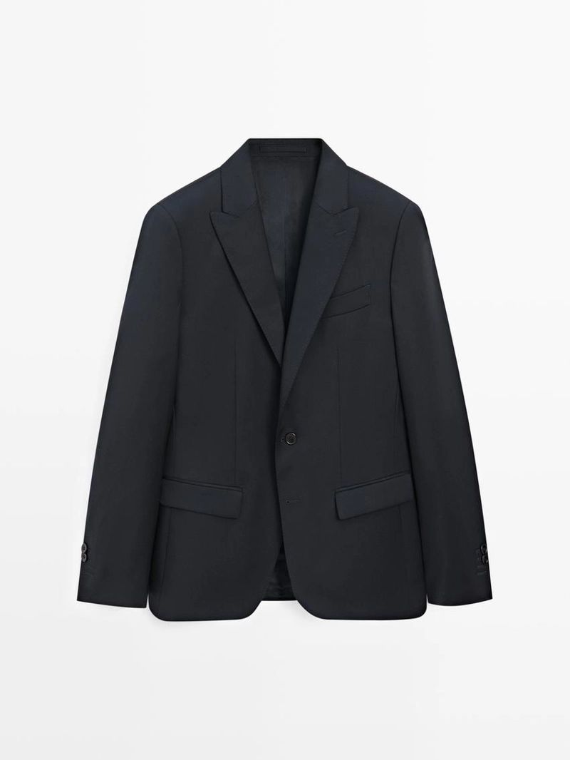 Шерстяной пиджак для костюма