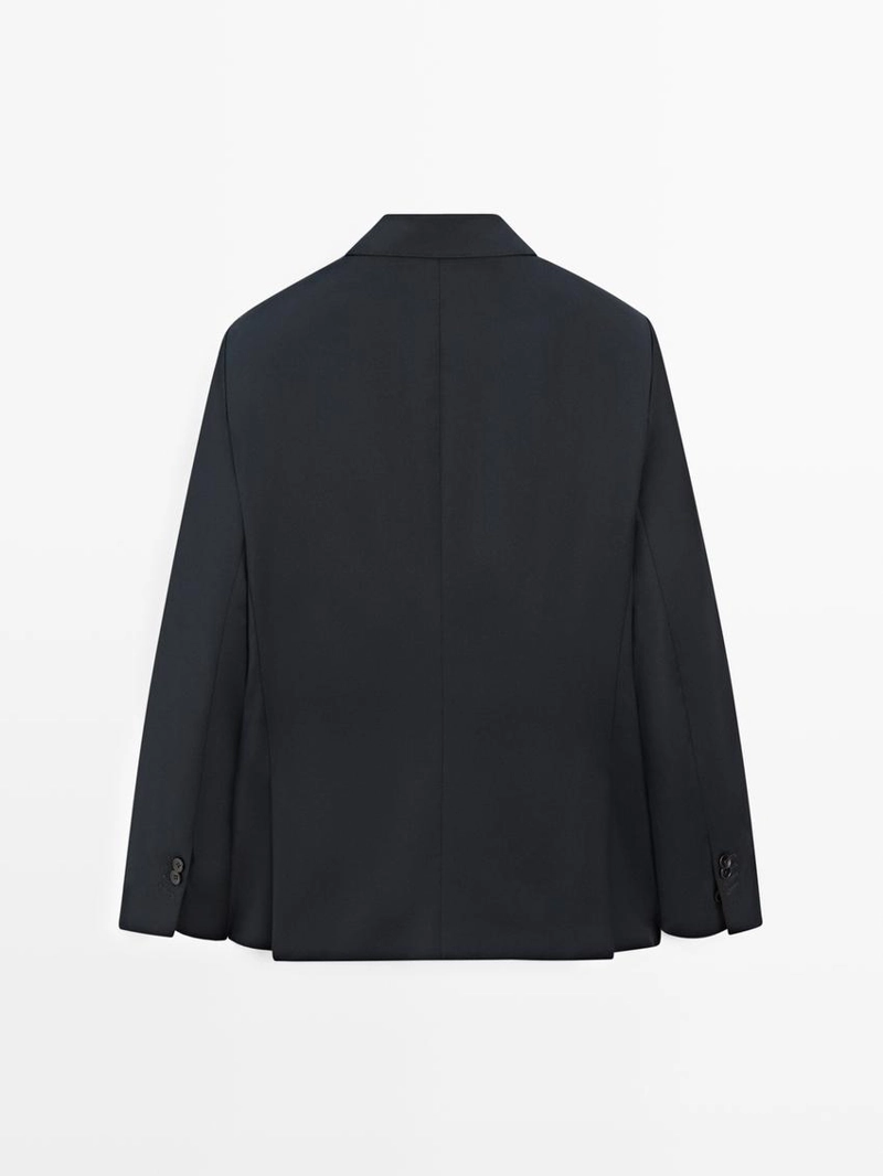 Шерстяной пиджак для костюма