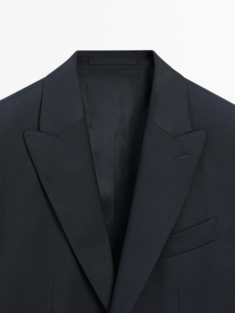 Шерстяной пиджак для костюма
