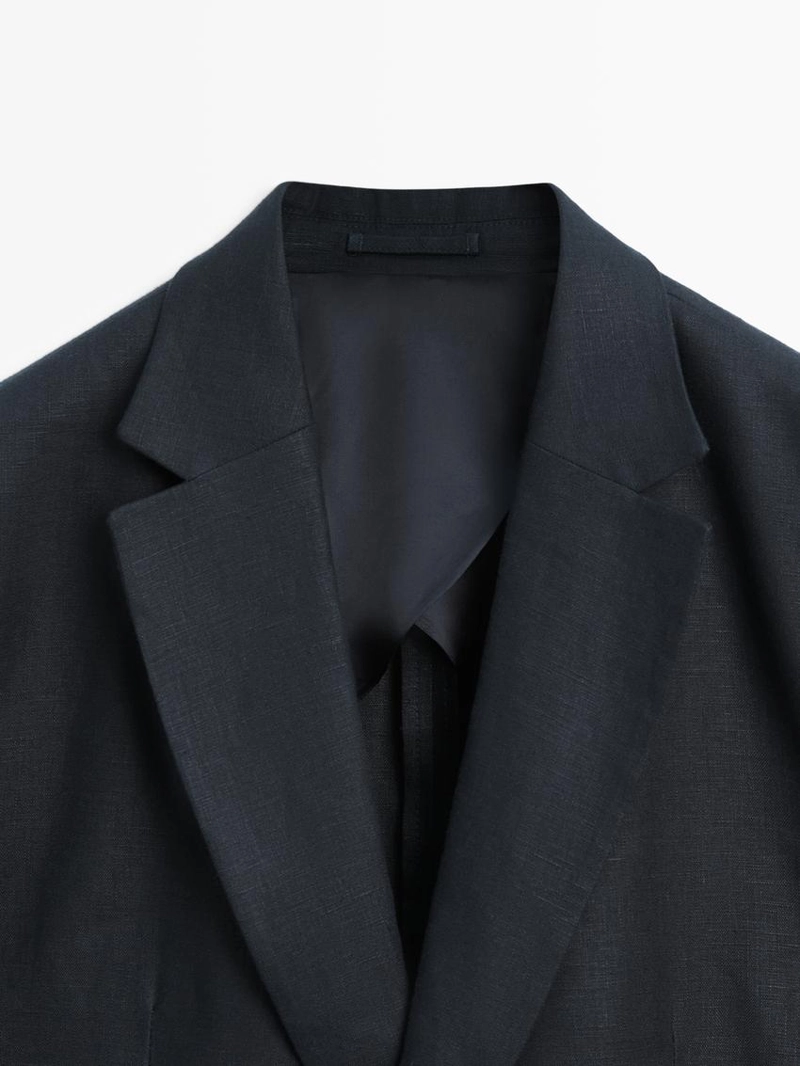 Пиджак-костюм из льна