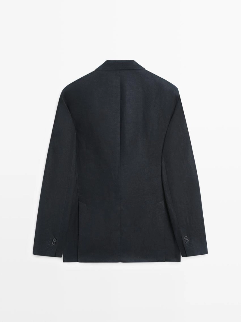 Пиджак-костюм из льна