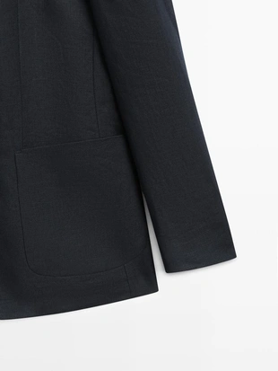 Пиджак-костюм из льна- Заказать в России