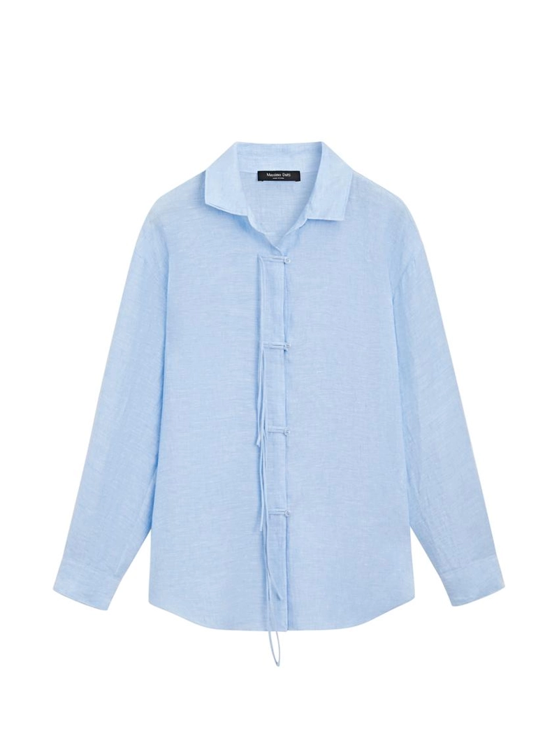 Рубашка из 100% льна flowing