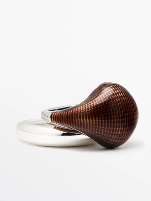 Набор текстурированных эмалированных колец- Заказать в России