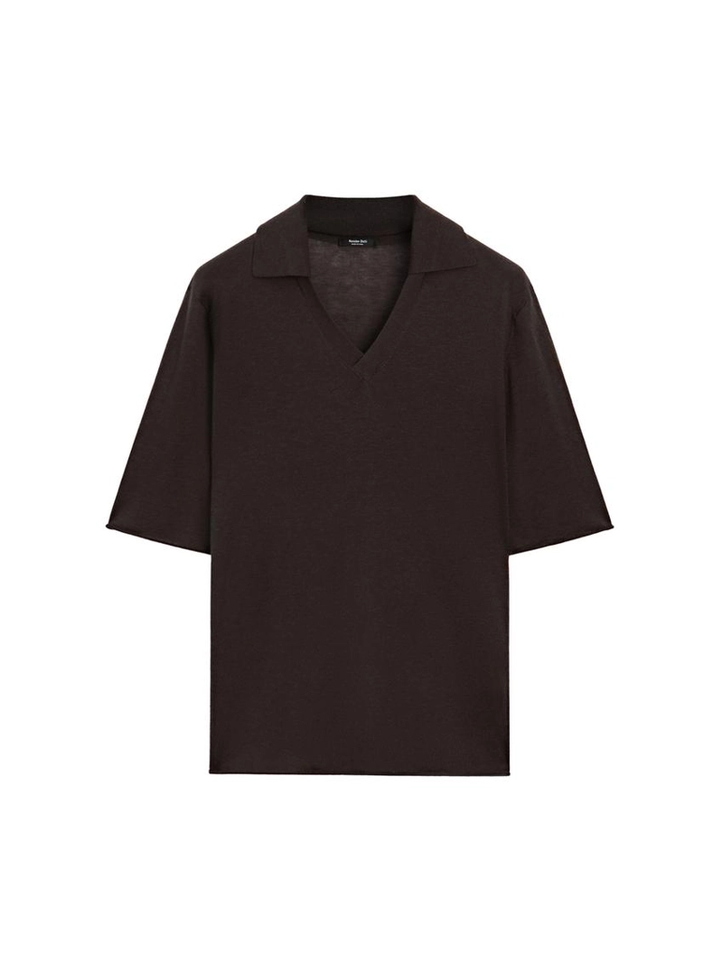 Свитер из шелково-шерстяной смеси в стиле оверсайз