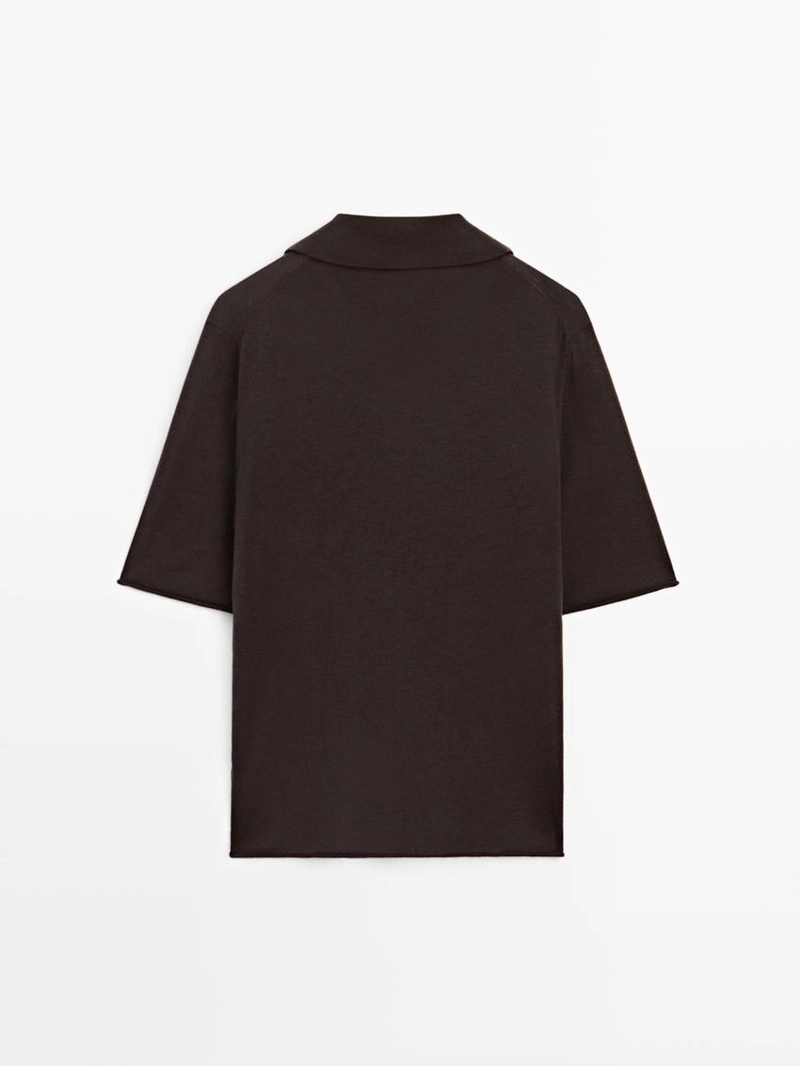 Свитер из шелково-шерстяной смеси в стиле оверсайз