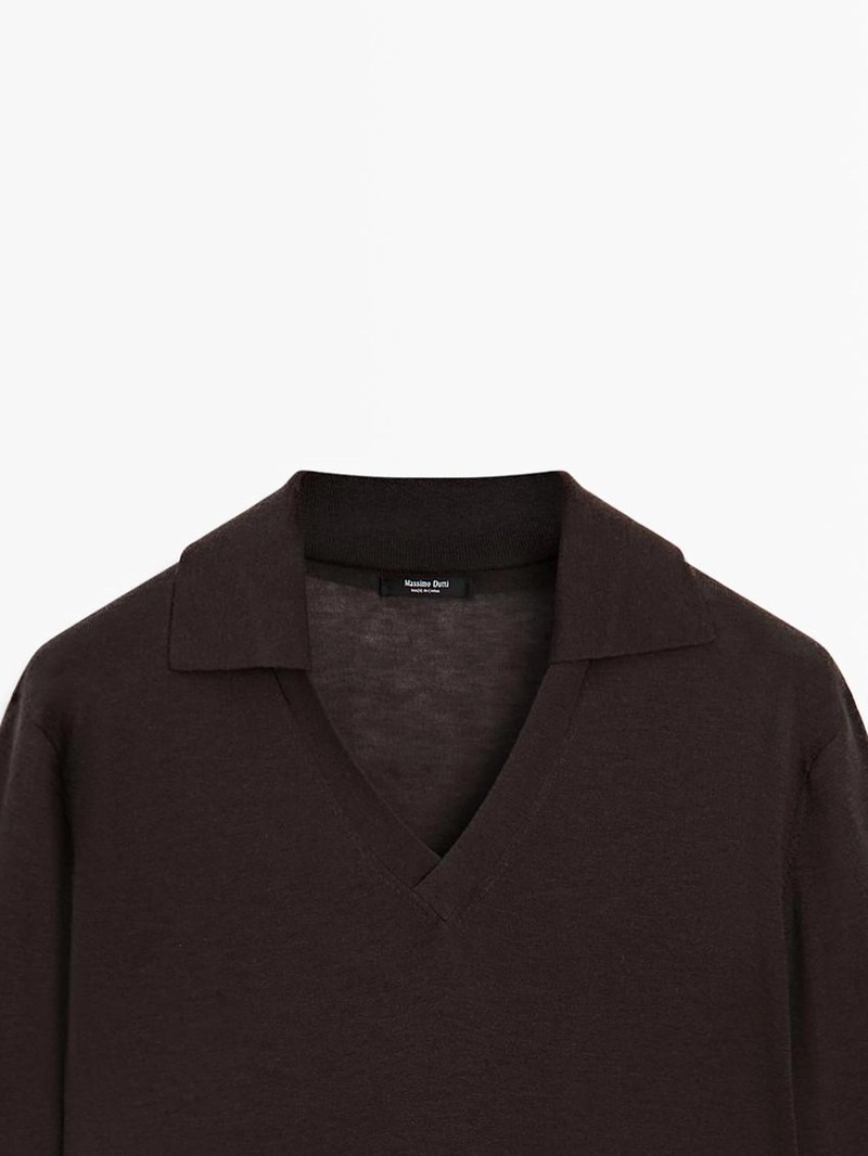 Свитер из шелково-шерстяной смеси в стиле оверсайз