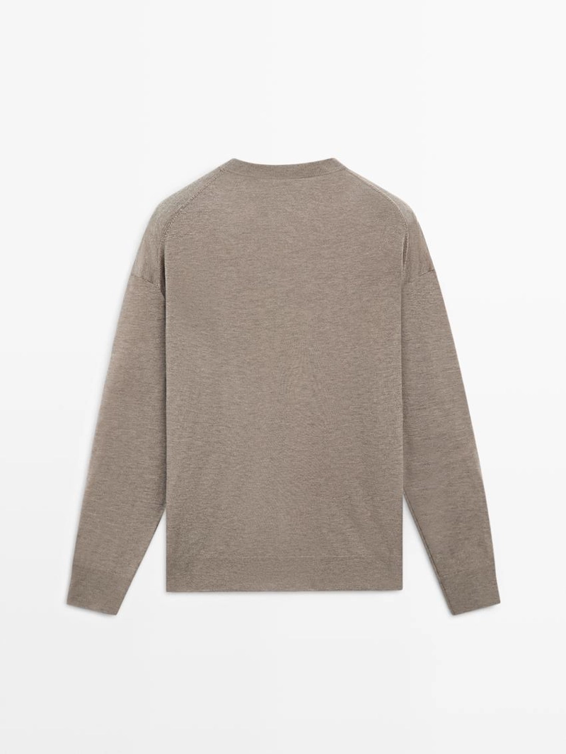 Свитер из шерстяной смеси в стиле oversize