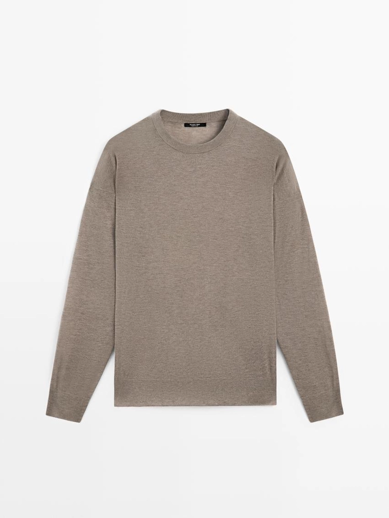 Свитер из шерстяной смеси в стиле oversize