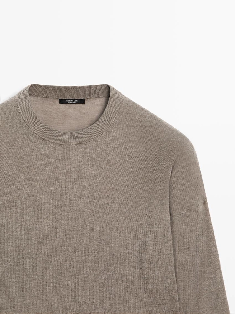 Свитер из шерстяной смеси в стиле oversize