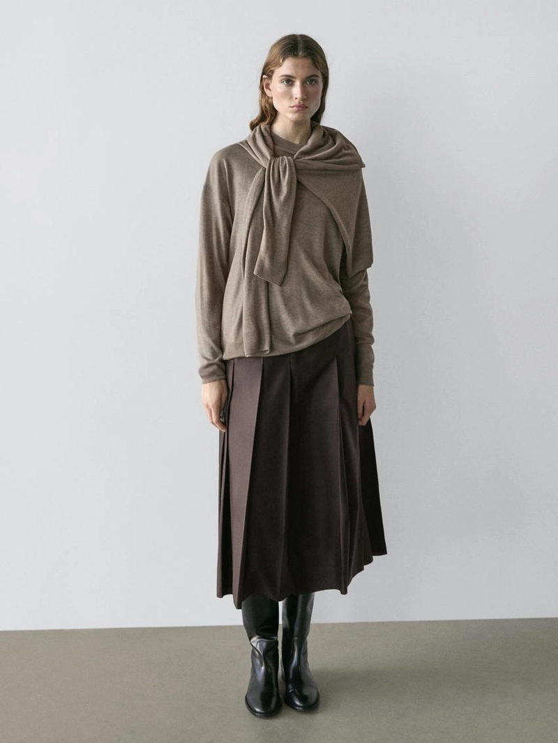 Свитер из шерстяной смеси в стиле oversize