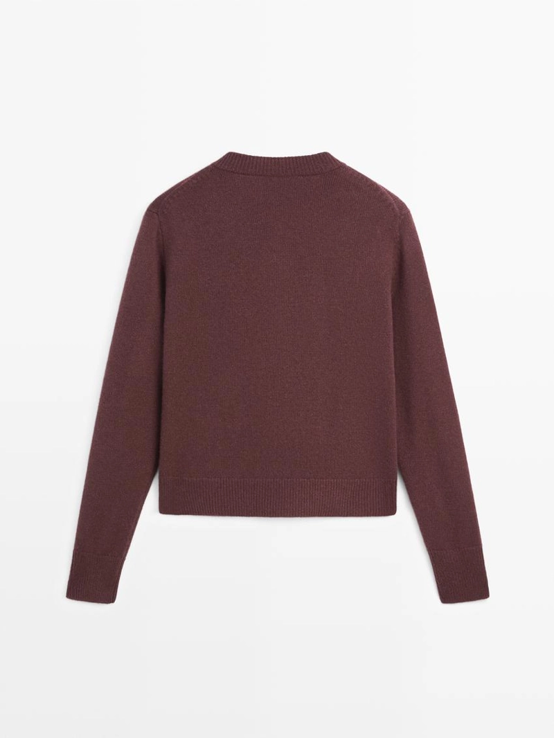 Кардиган из вязаного полотна с золотыми пуговицами