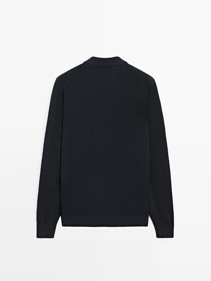 Кардиган из льняного трикотажа с пуговицами