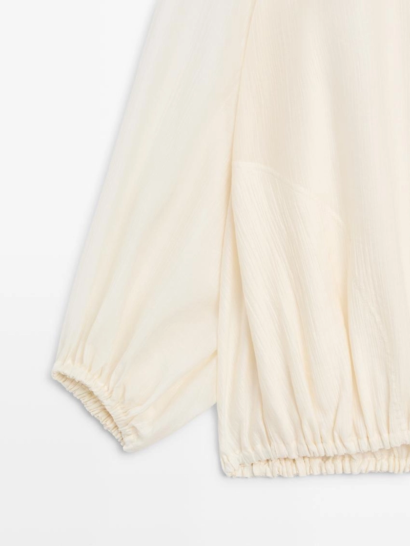 Прозрачный бомбер massimo dutti