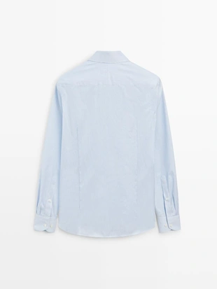 Рубашка в полоску из 100% хлопка- Заказать в России