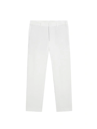 Брюки из льна с зауженным кроем- Заказать в России